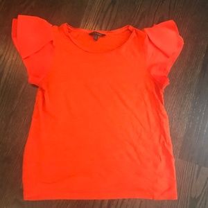 Banana Republic Flutter Sleeve Linen Shirt Size S